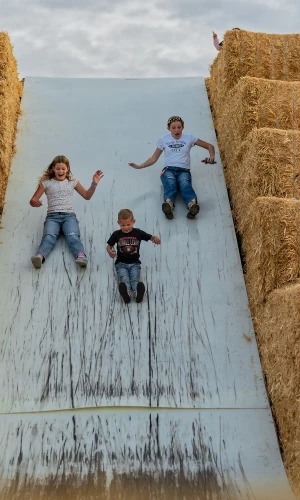 Slide Down the Straw Pyramid